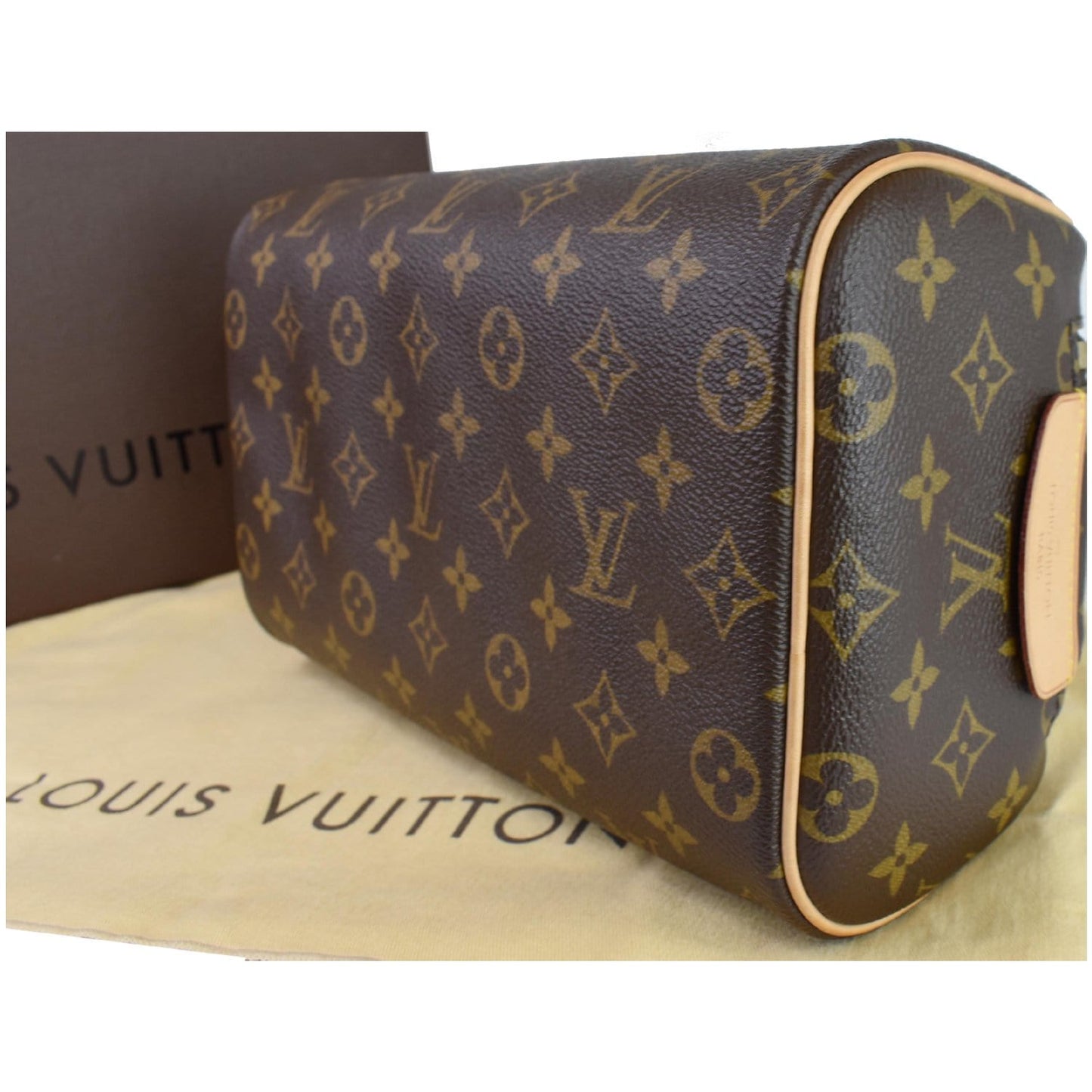 LOUIS VUITTON Monogram Canvas King Size Toiletry Bag Brown