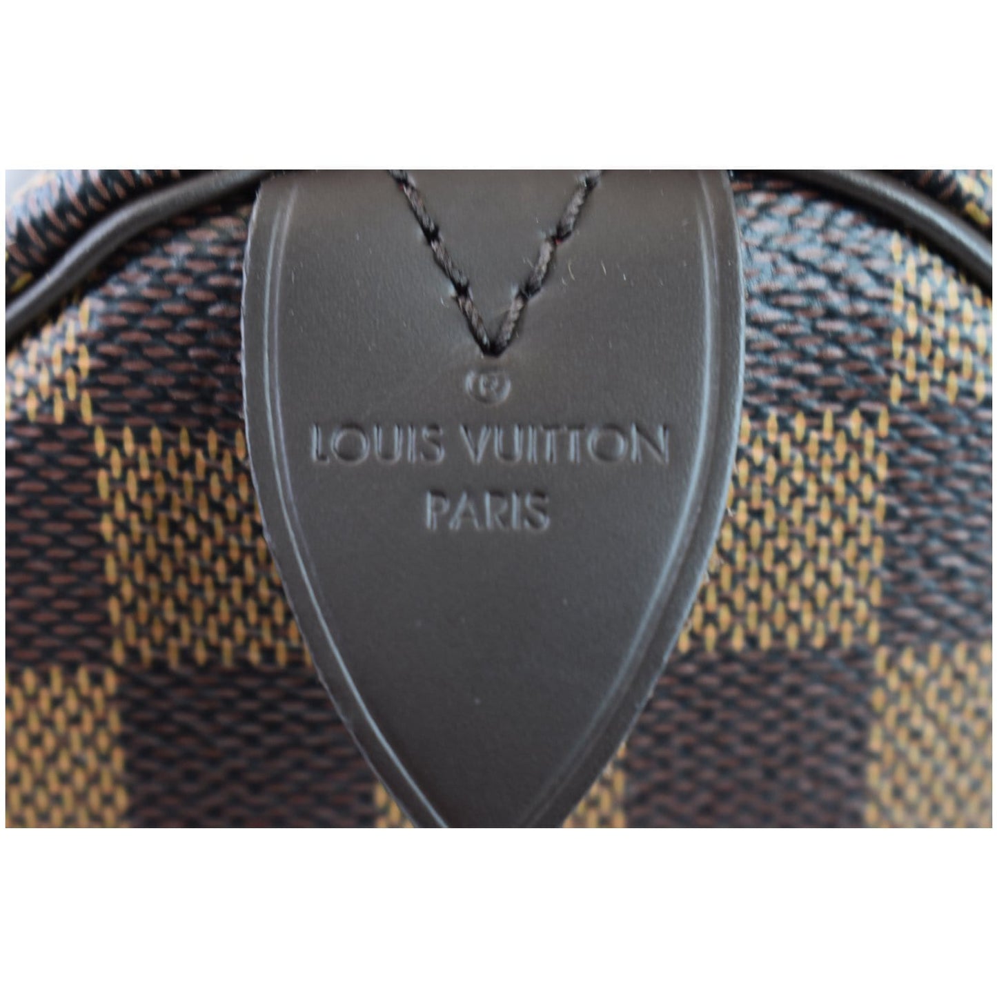 LOUIS VUITTON Speedy 25 Damier Ebene Satchel Bag Brown
