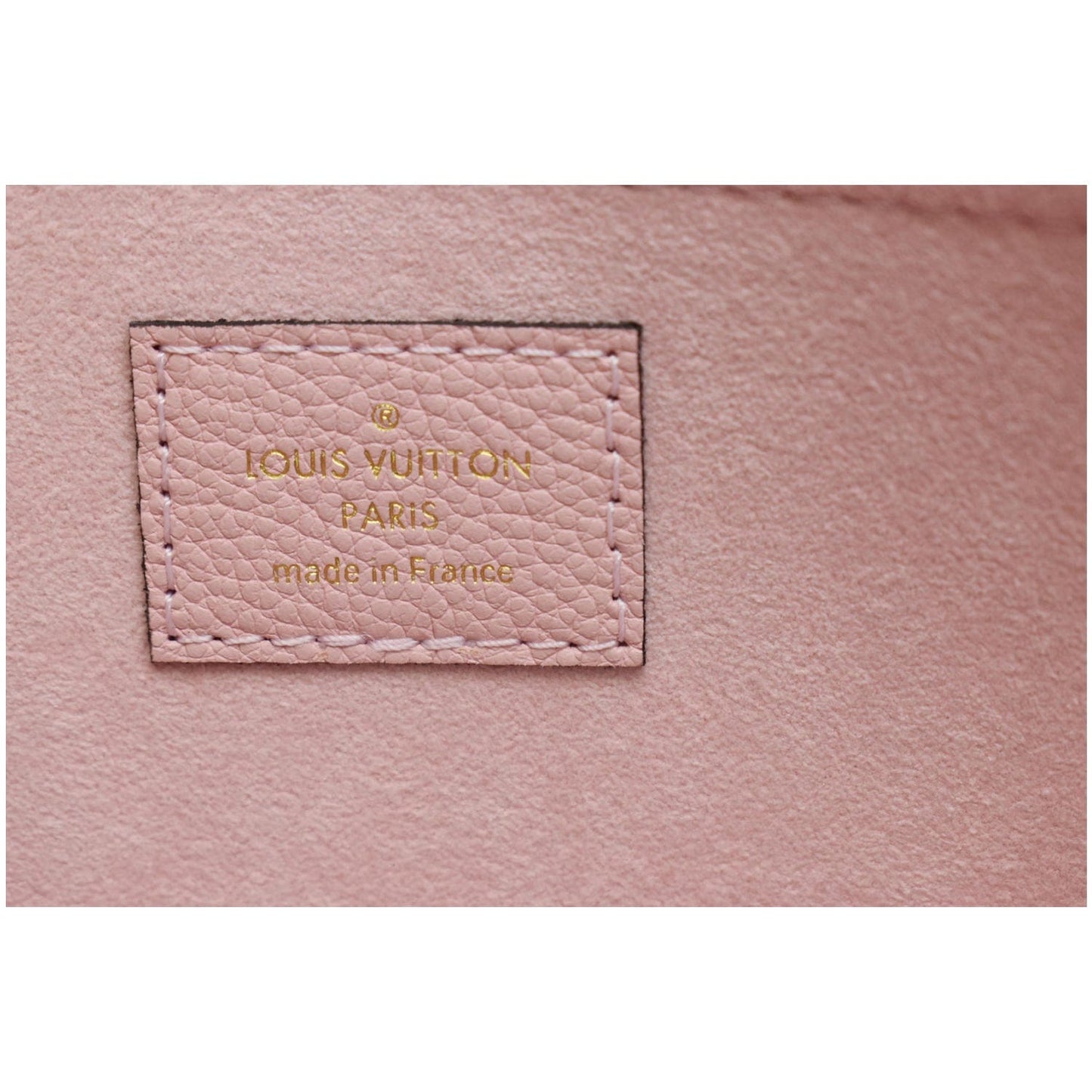 LOUIS VUITTON Daily Pouch Monogram Canvas Clutch Bag Rose Poudre
