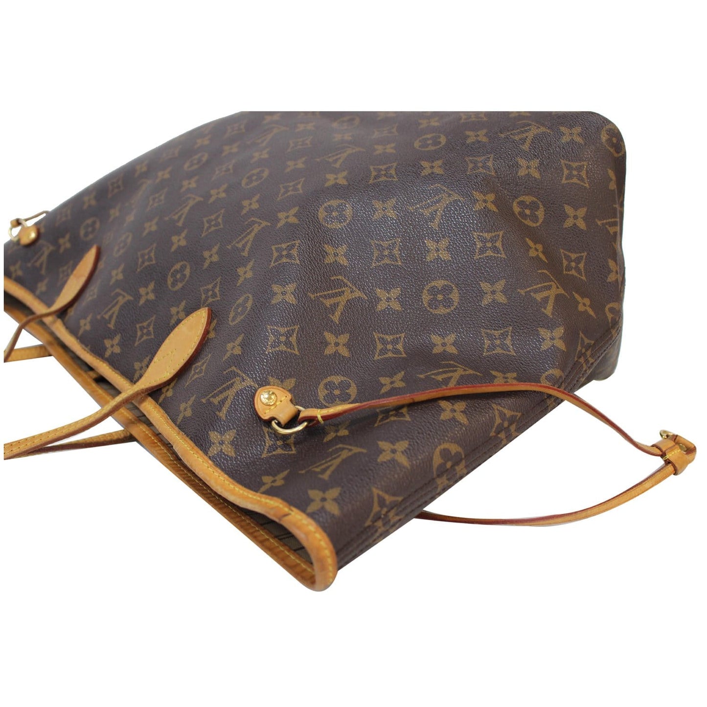 LOUIS VUITTON Neverfull GM Monogram Canvas Tote Shoulder Bag Brown