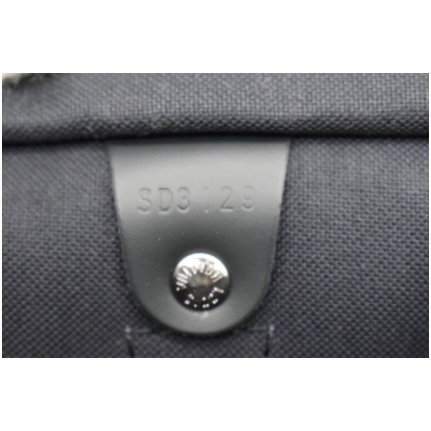 LOUIS VUITTON Keepall 55 Bandouliere Monogram Eclipse Travel Bag Black