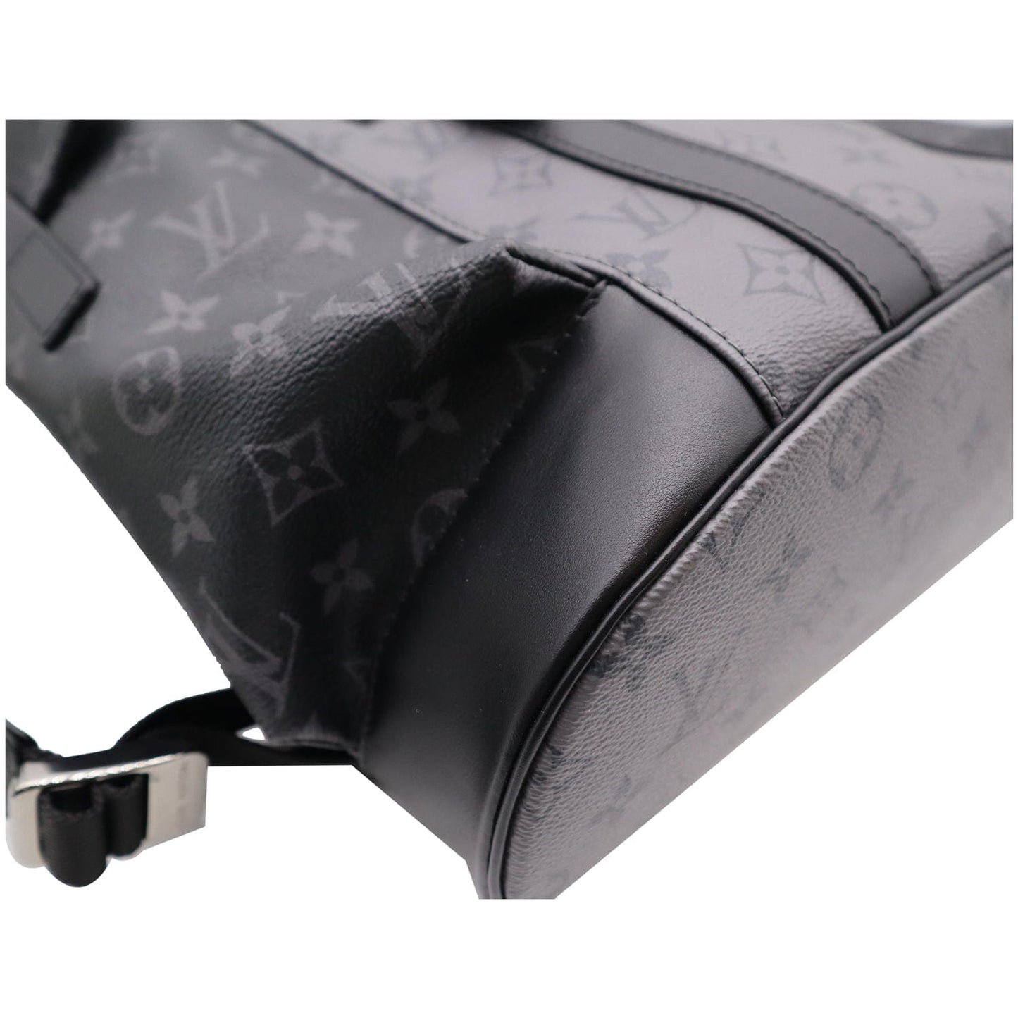LOUIS VUITTON Christopher PM Reverse Monogram Eclipse Backpack Bag Black