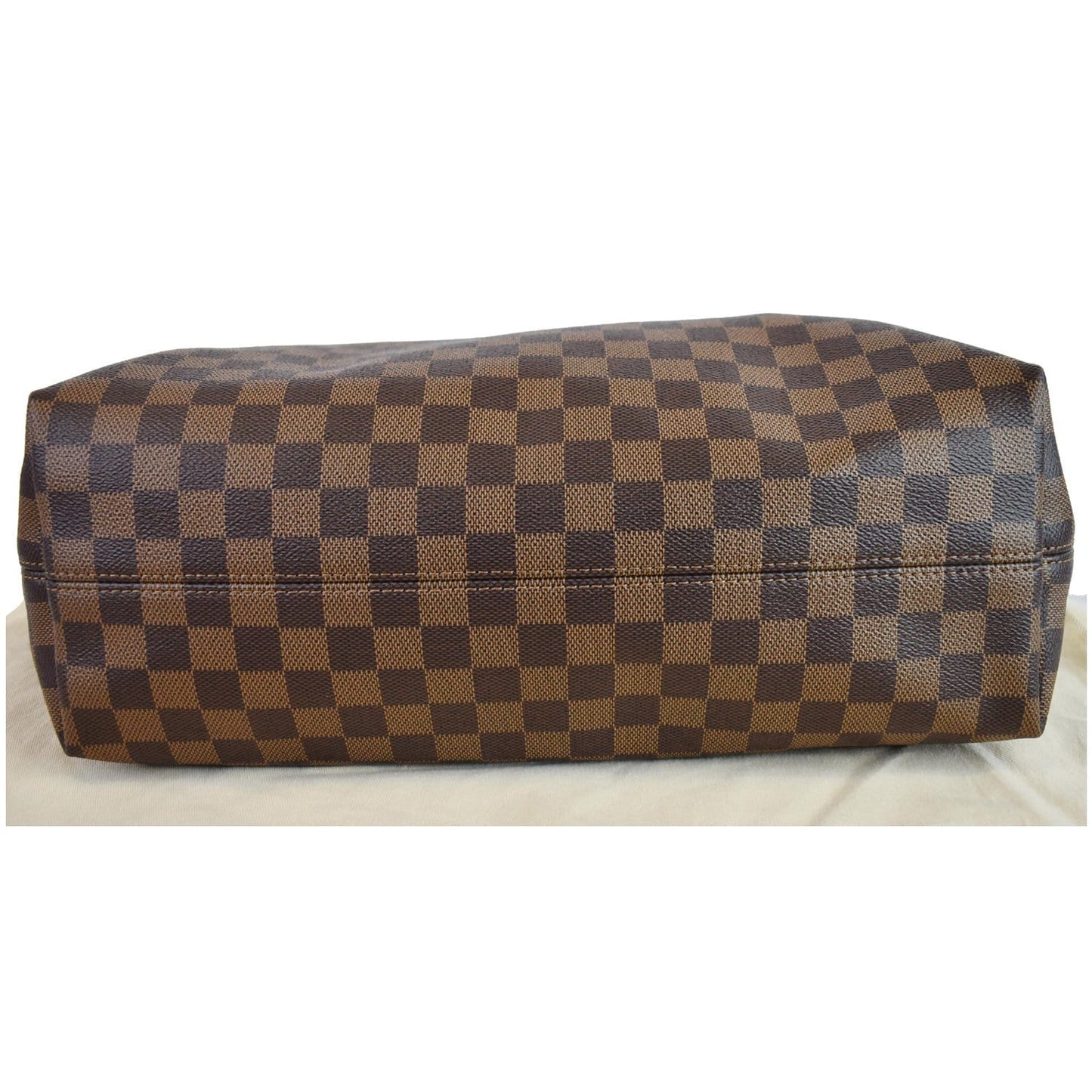 LOUIS VUITTON Graceful MM Damier Ebene Shoulder Bag Brown