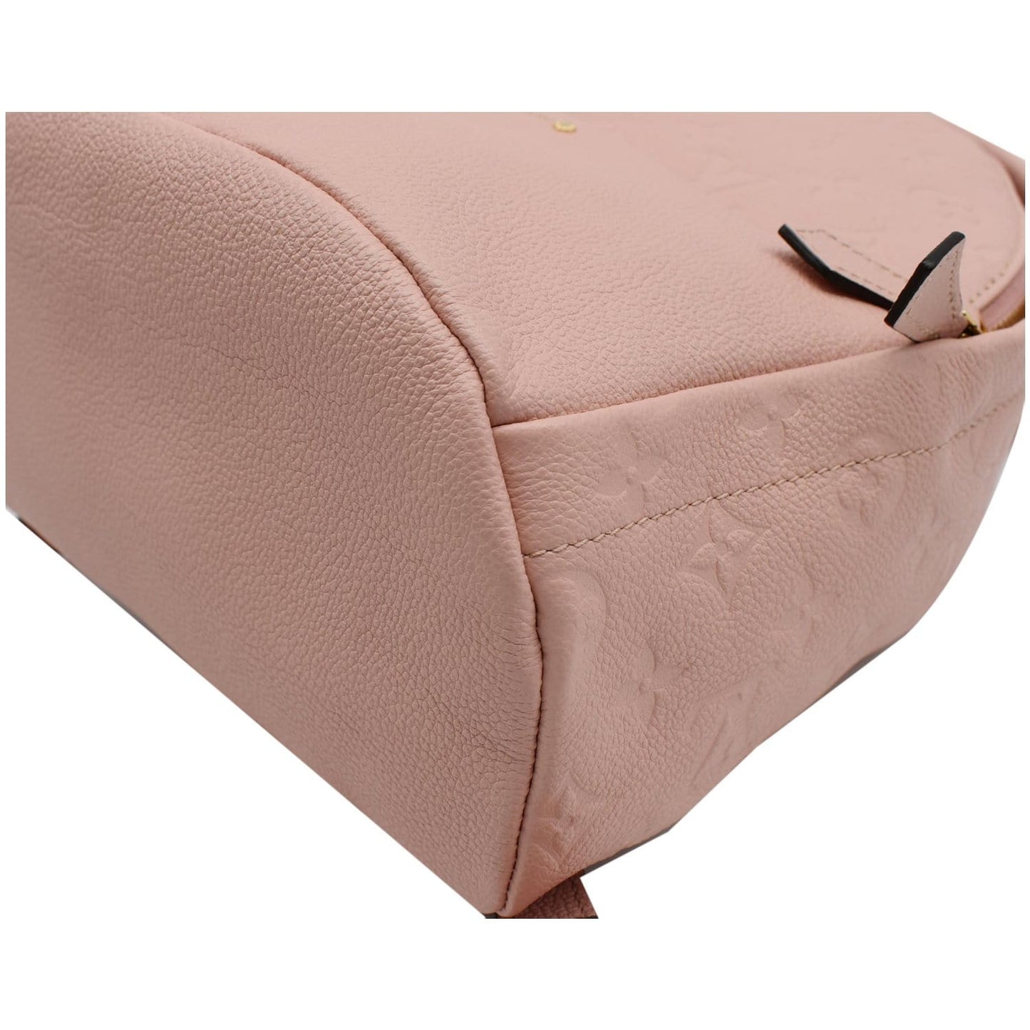 LOUIS VUITTON Sorbonne Monogram Empreinte Leather Backpack Rose Poudre