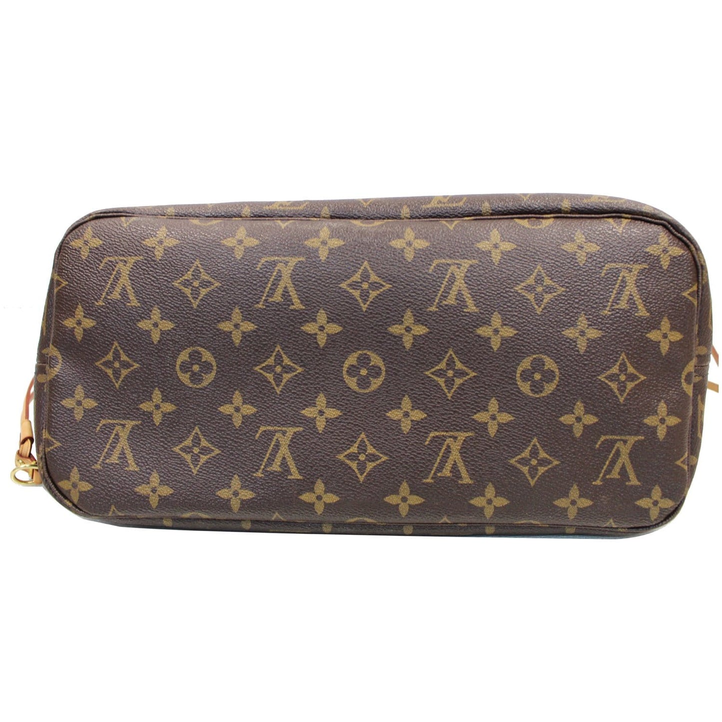 LOUIS VUITTON Neverfull MM Monogram Canvas Tote Shoulder Bag Brown