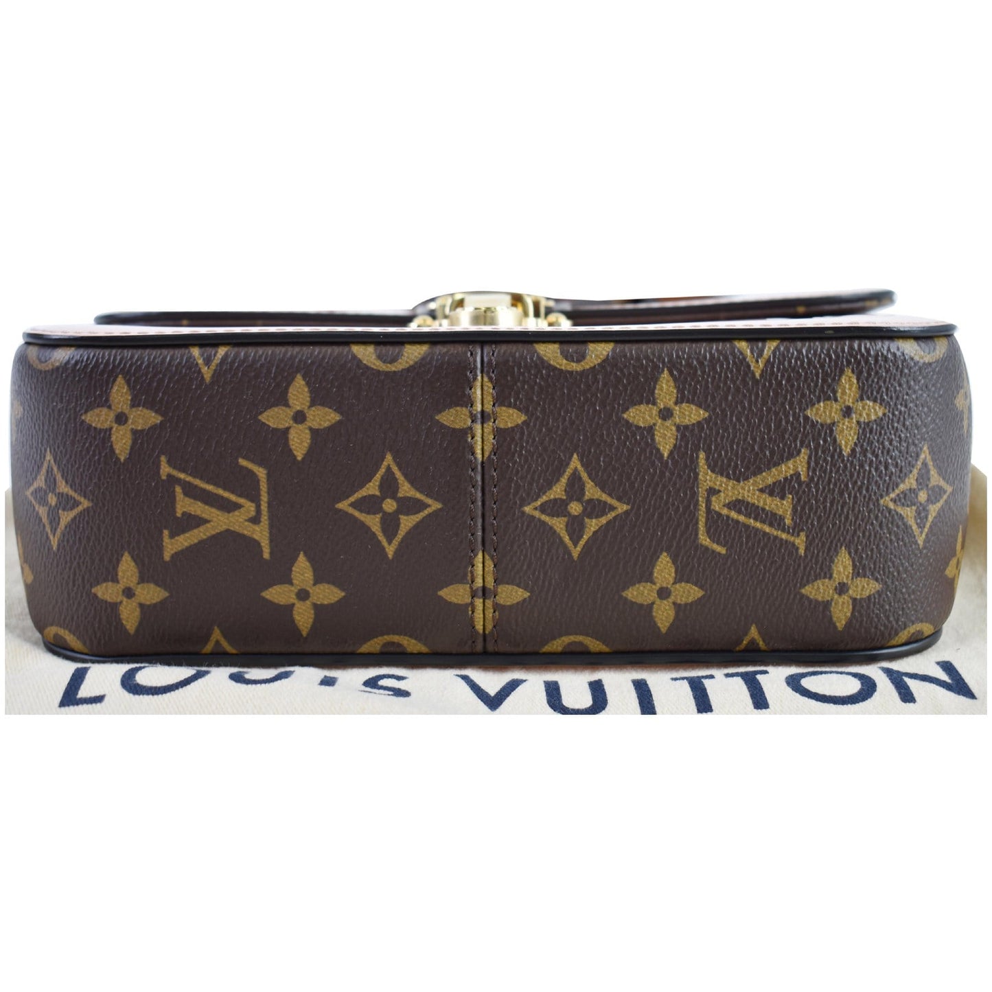 LOUIS VUITTON Cherrywood BB Patent Leather Shoulder Bag Rose Ballerine