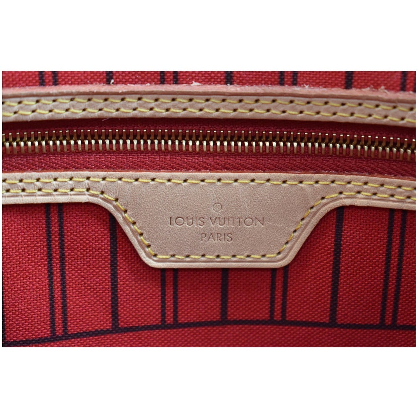 LOUIS VUITTON Neverfull MM Monogram Canvas Shoulder Bag Brown