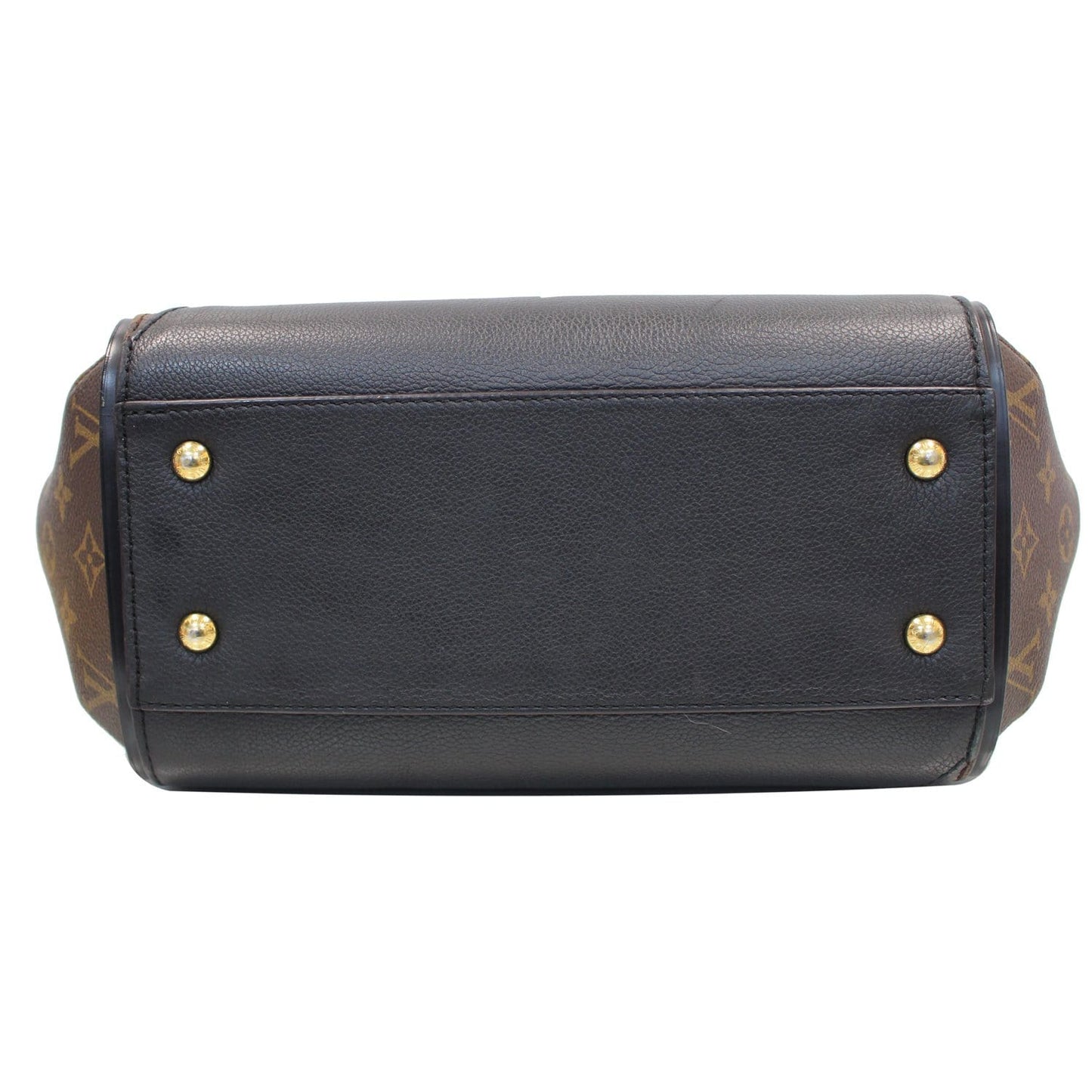 LOUIS VUITTON Kimono Monogram Calfskin Tote Bag Brown/Black