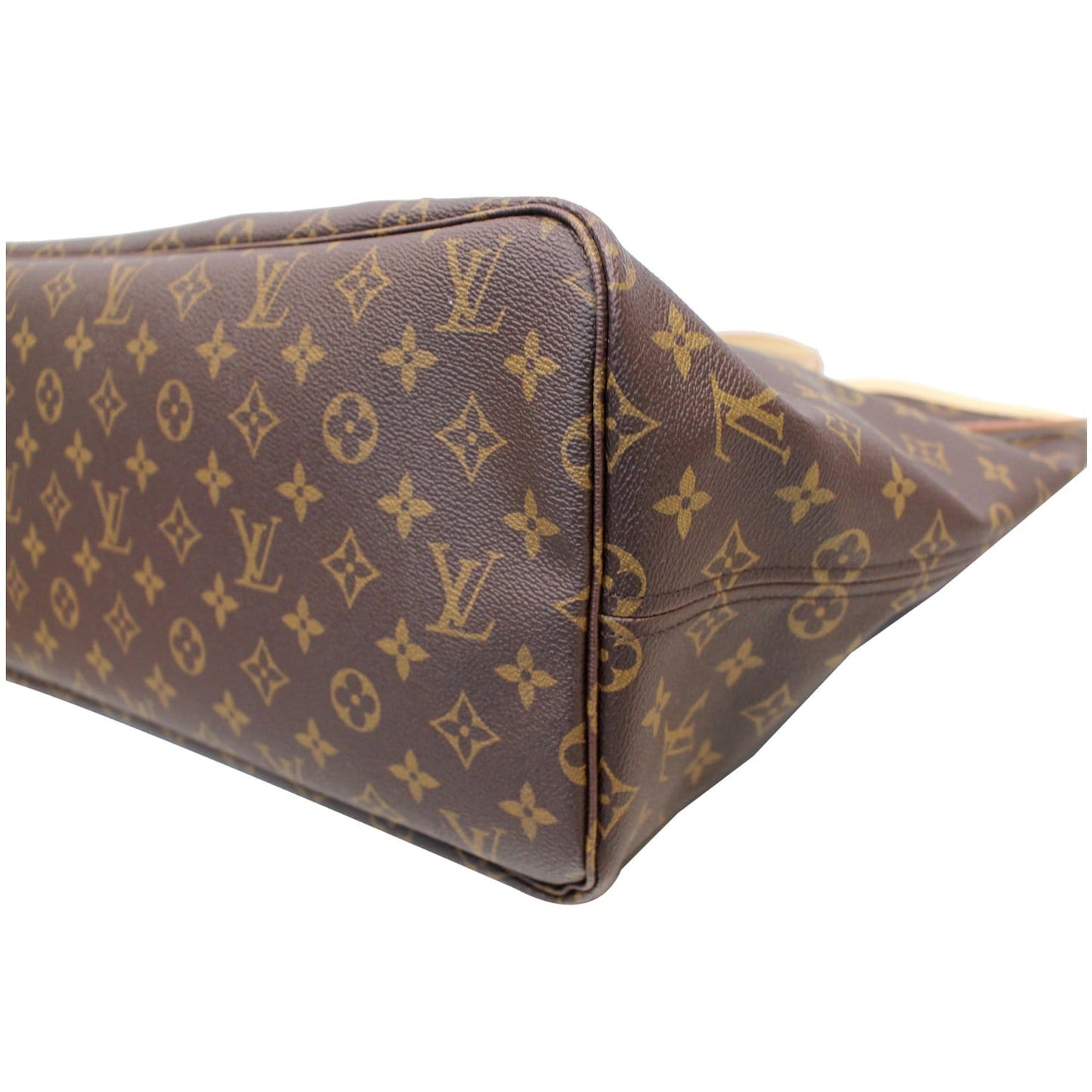 LOUIS VUITTON Neverfull GM Monogram Canvas Tote Shoulder Bag Brown