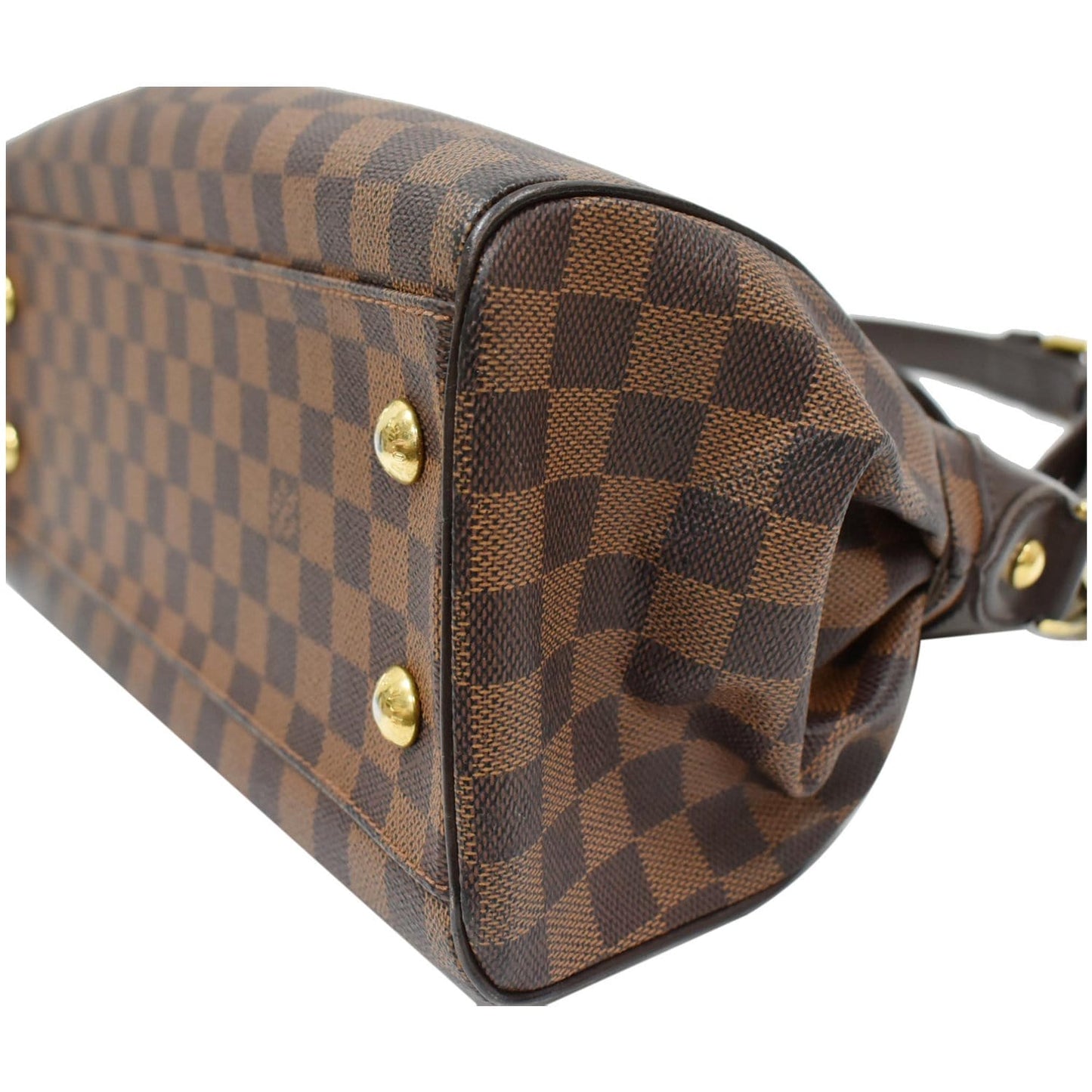 LOUIS VUITTON Trevi PM Damier Ebene Shoulder Bag Brown