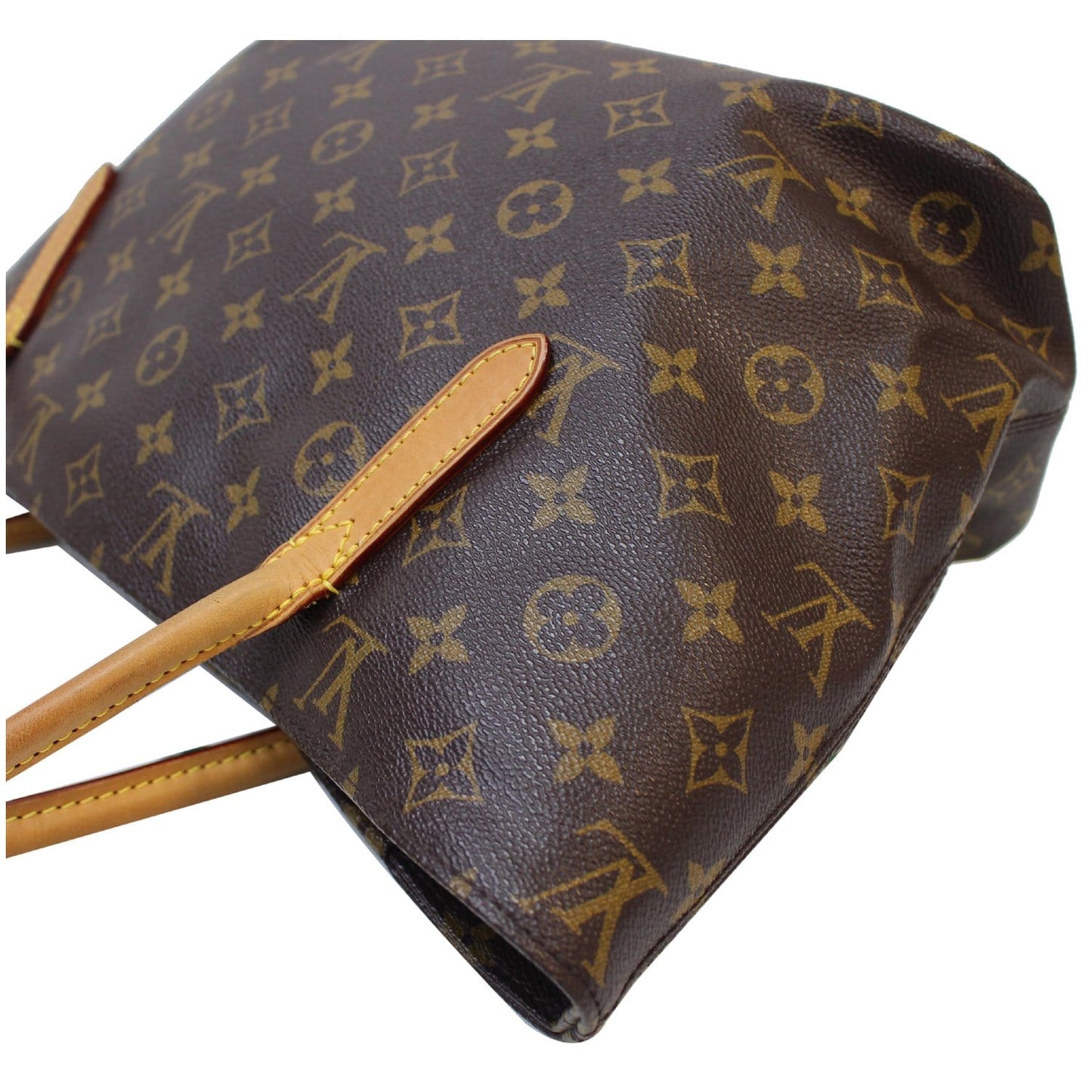 LOUIS VUITTON Raspail PM Monogram Canvas Shoulder Bag Brown