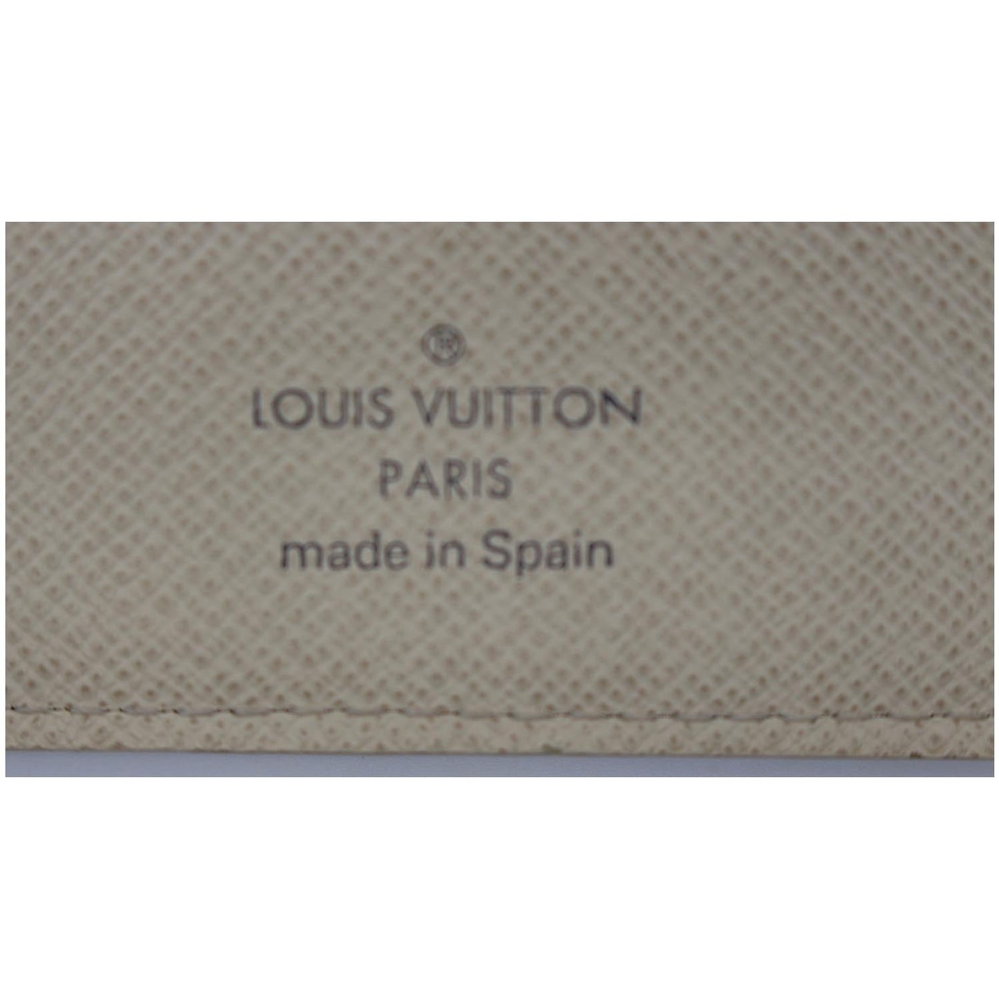 LOUIS VUITTON Insolite Damier Azur Wallet White