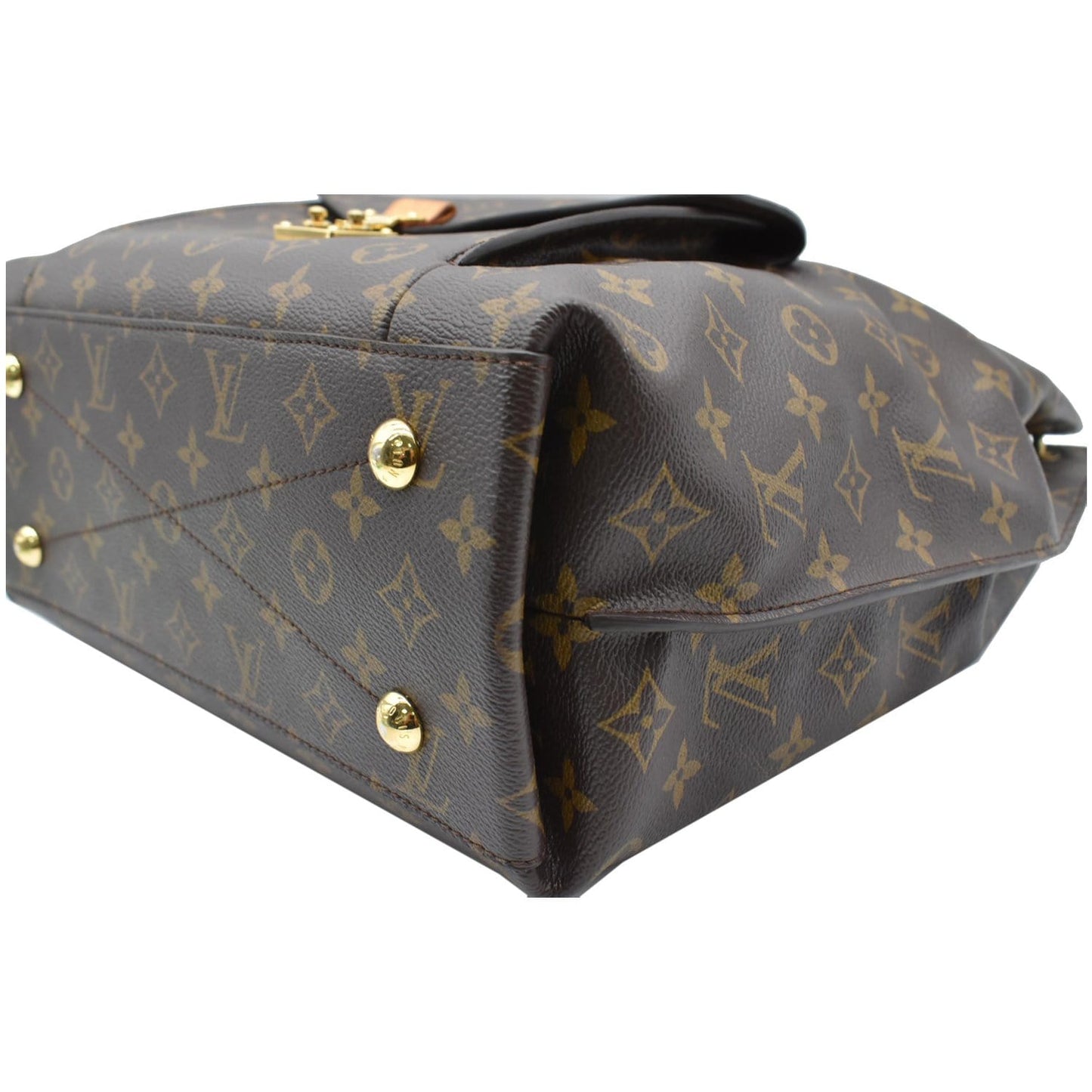 LOUIS VUITTON Metis Hobo Monogram Canvas Shoulder Bag Brown