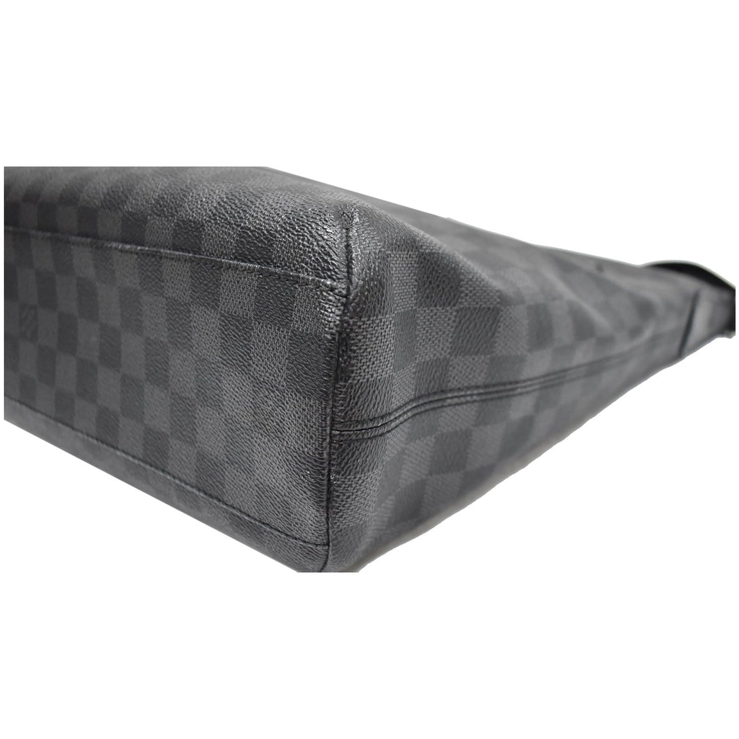 LOUIS VUITTON Mick GM Damier Graphite Messenger Crossbody Bag Black