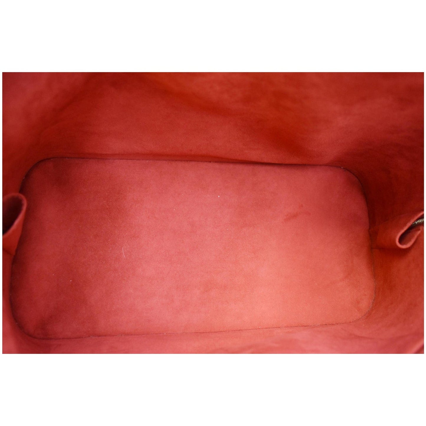 LOUIS VUITTON Alma GM Epi Leather Satchel Bag Red