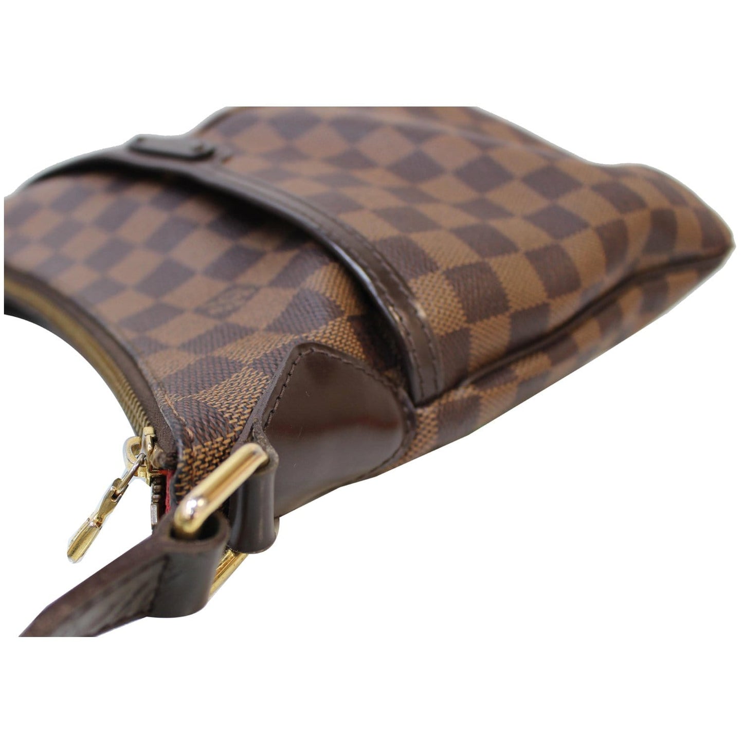 LOUIS VUITTON Bloomsbury PM Damier Ebene Crossbody Bag Brown