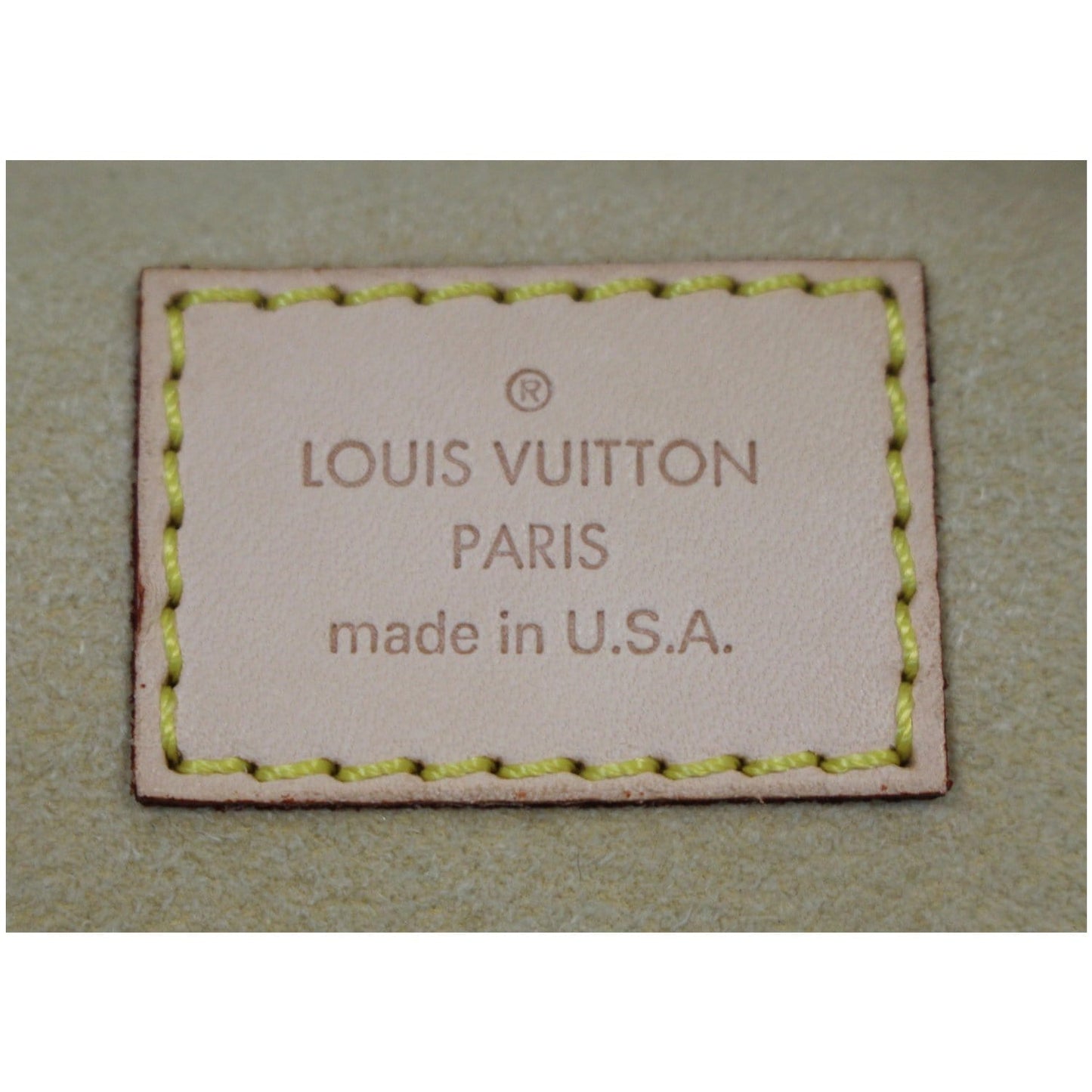 LOUIS VUITTON Manhattan PM Monogram Canvas Satchel Bag Brown