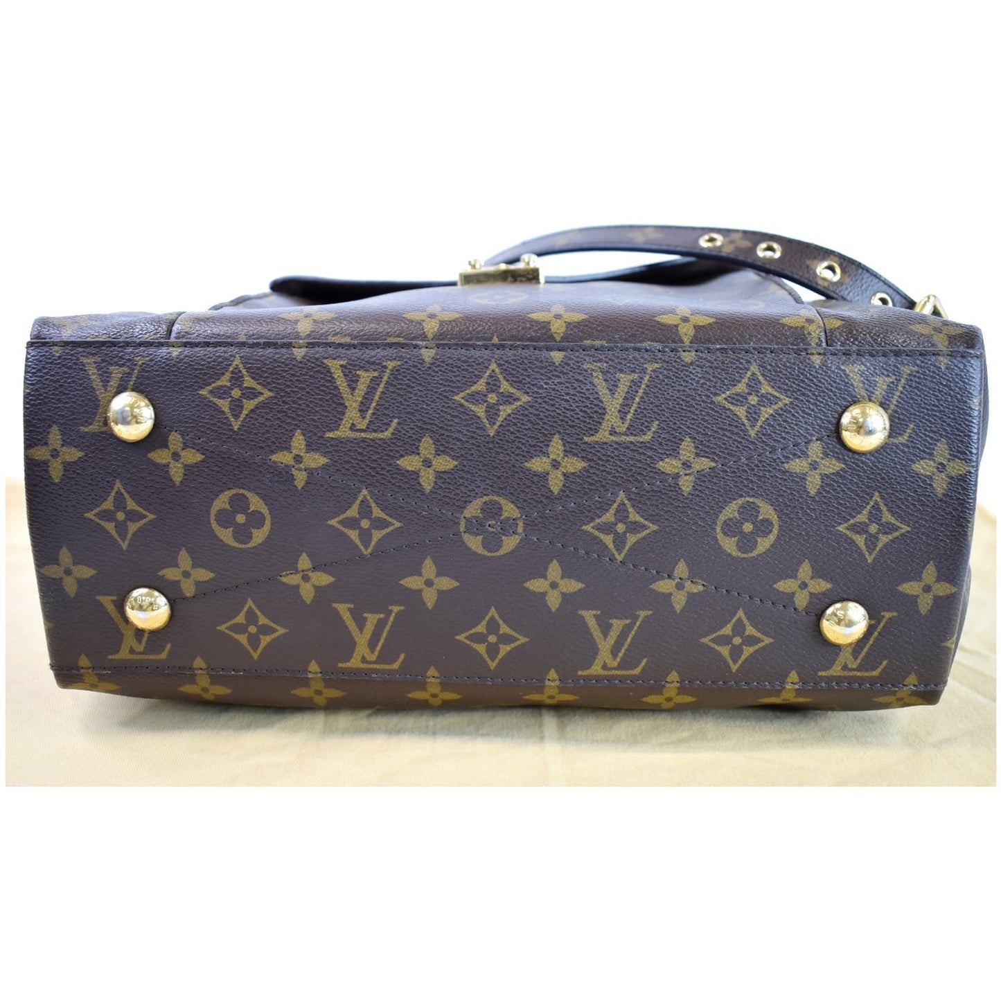 LOUIS VUITTON Metis Hobo Monogram Canvas Shoulder Bag Brown