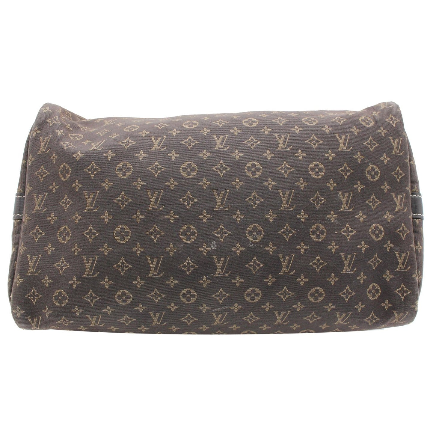 LOUIS VUITTON Speedy 30 Bandouliere Ebene Mini Lin Shoulder Bag Brown