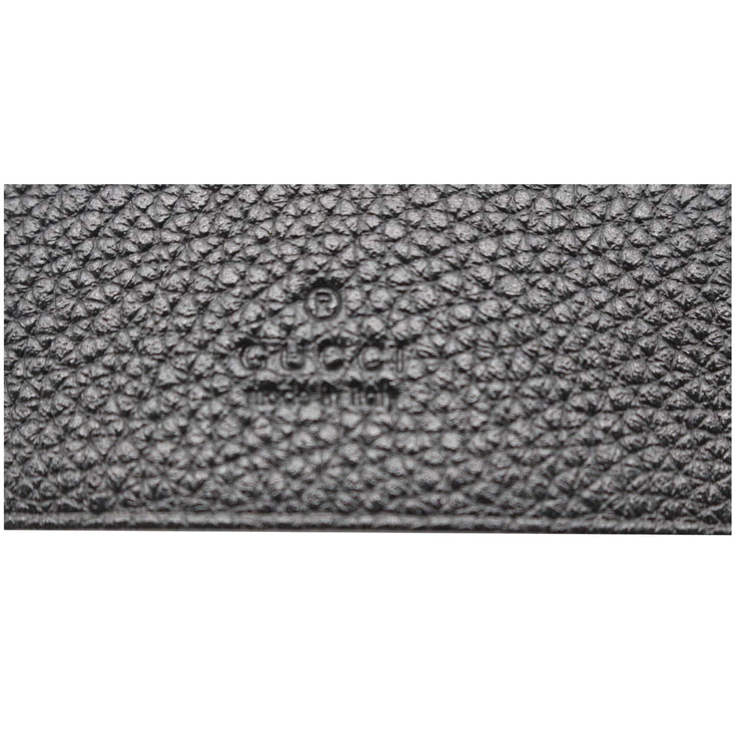 GUCCI Zumi Mini Grainy Leather Chain Wallet Black 570660 - 10% OFF