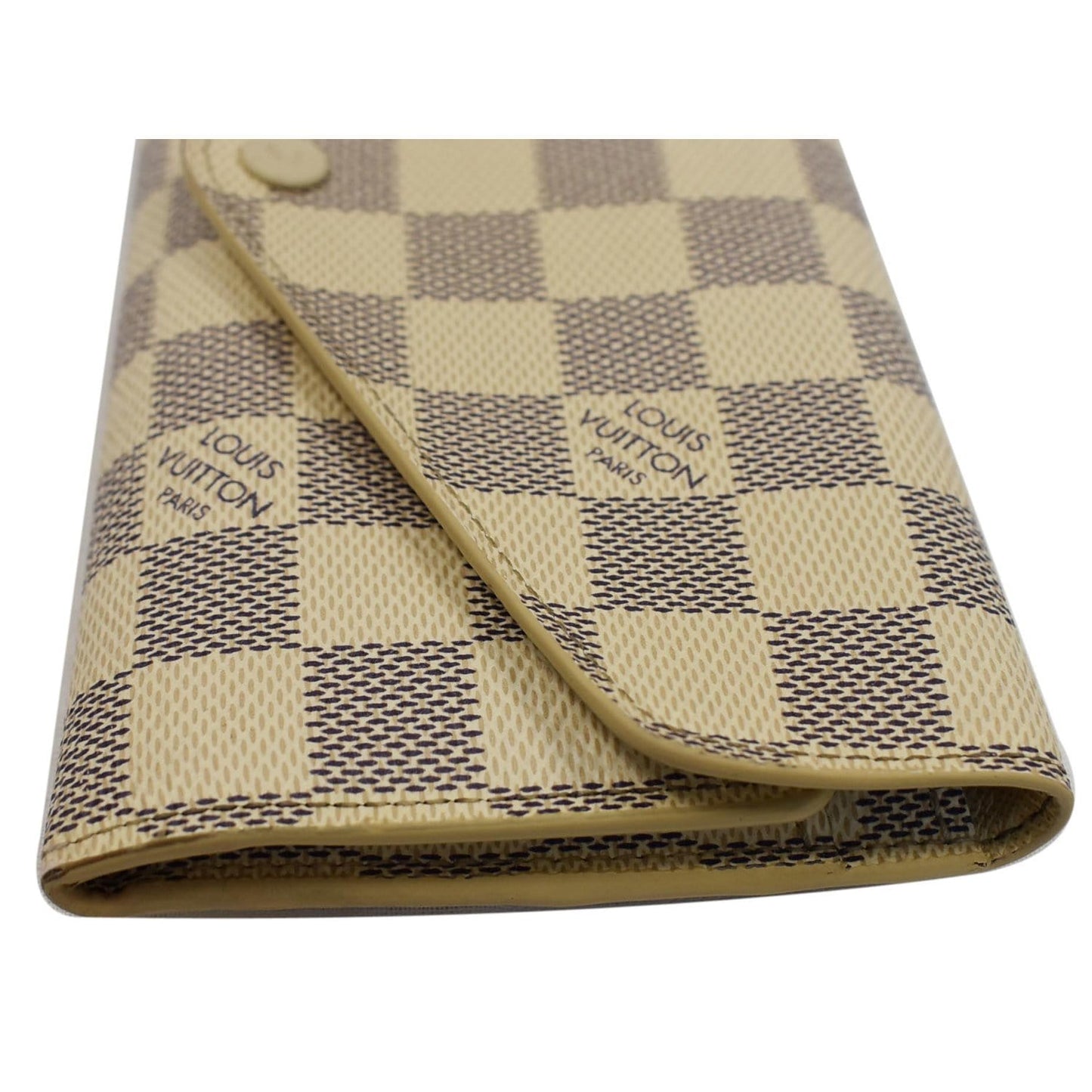 LOUIS VUITTON Josephine  Damier Azur Wallet White