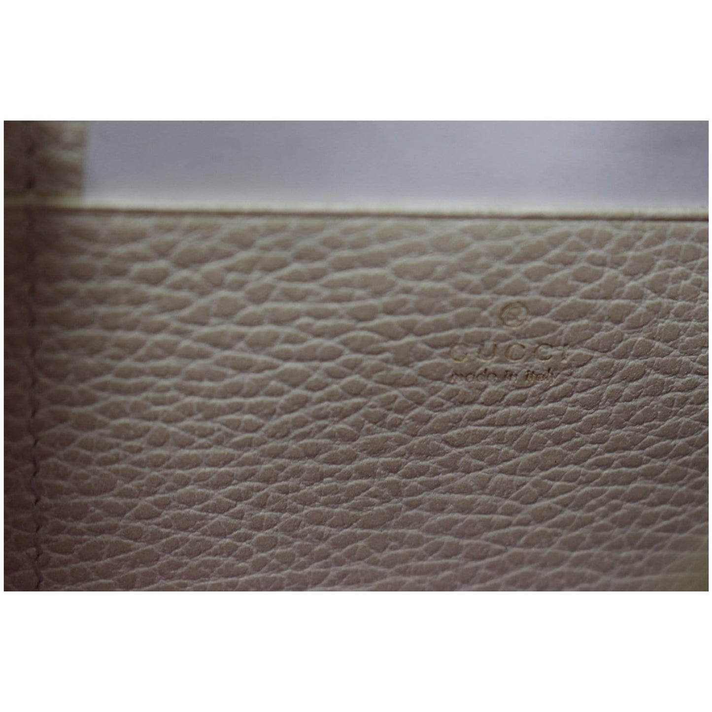 GUCCI Dionysus Mini Leather Chain Shoulder Bag Off White 401231
