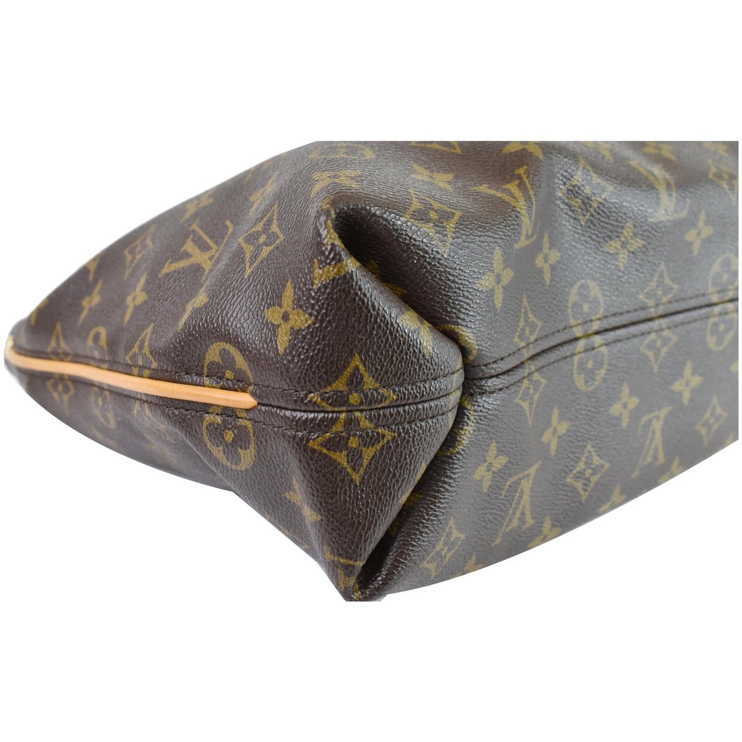 LOUIS VUITTON Sully PM Monogram Canvas Shoulder Bag Brown
