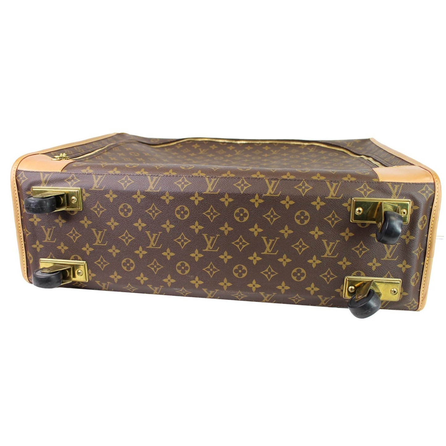LOUIS VUITTON Pullman Monogram Canvas Softside Suitcase Brown