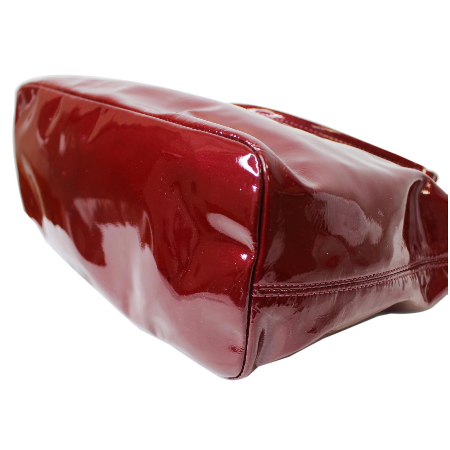 COACH 18770 Chelsea Patent Leather Shoulder Tote Bag Red