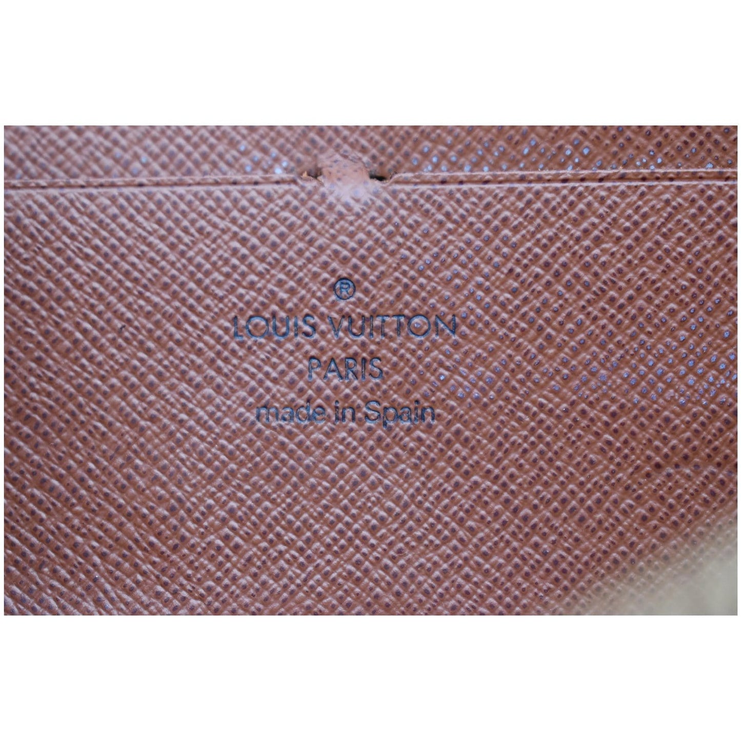 LOUIS VUITTON Zippy Organizer Monogram Canvas Wallet Brown
