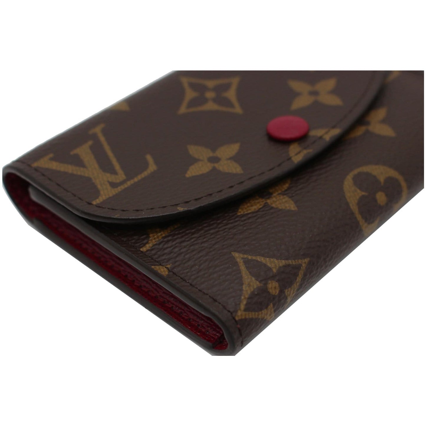 LOUIS VUITTON Rosalie Monogram Canvas Coin Purse Fuchsia