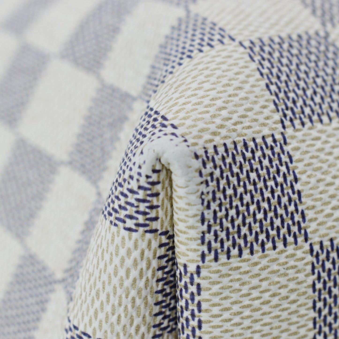 LOUIS VUITTON Graceful PM Damier Azur Shoulder Bag White