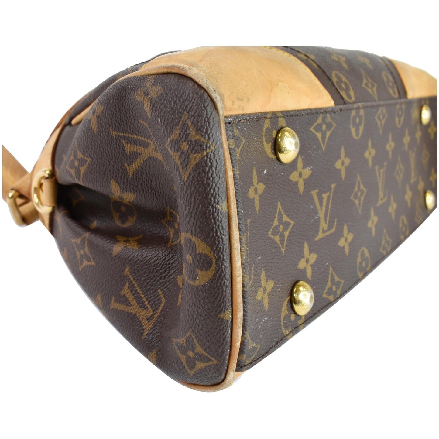 LOUIS VUITTON Beverly MM Monogram Canvas Shoulder Bag Brown