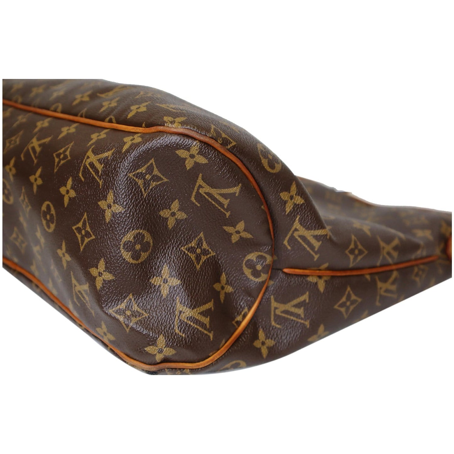LOUIS VUITTON Delightful MM Monogram Canvas Shoulder Bag Brown