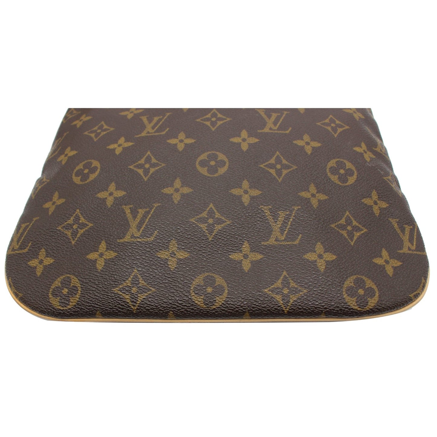 LOUIS VUITTON Bosphore Pochette Monogram Canvas Crossbody Bag Brown