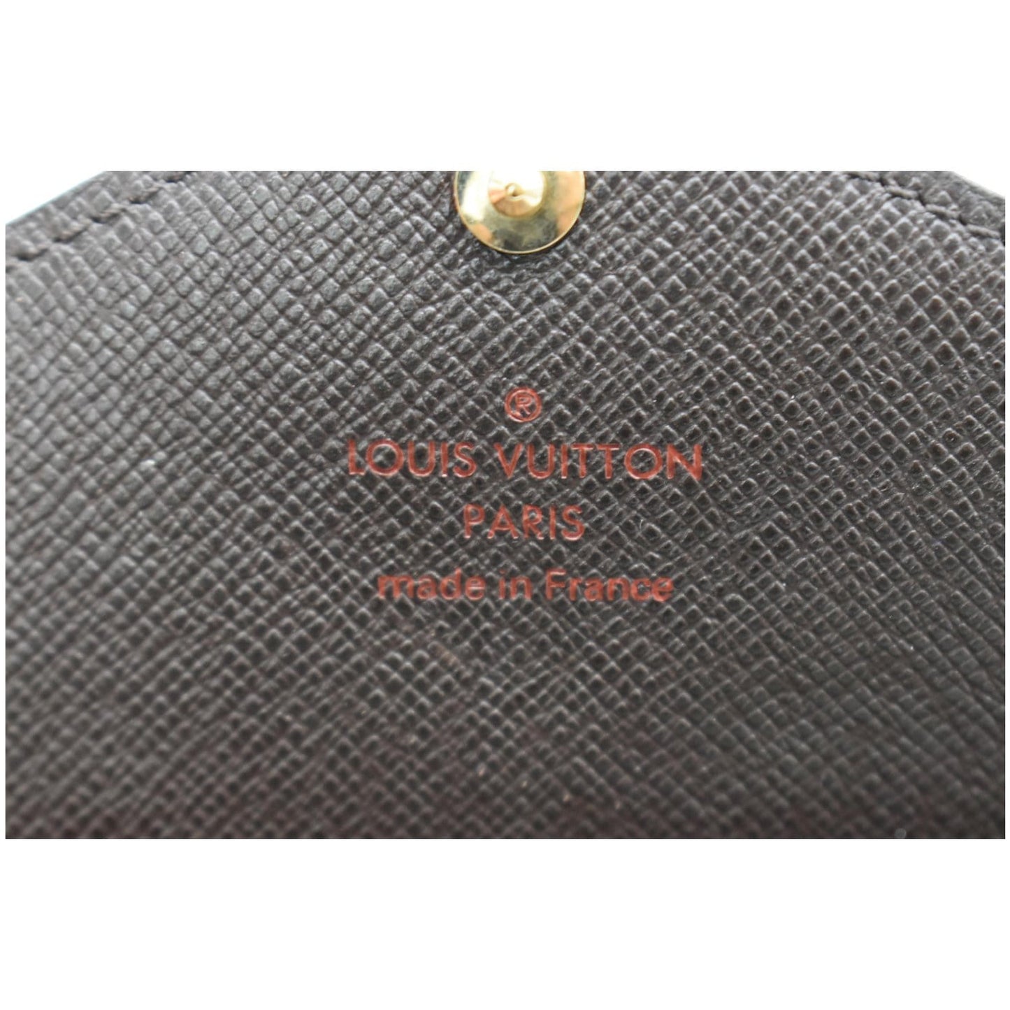 LOUIS VUITTON Long Origami Damier Ebene Wallet Brown