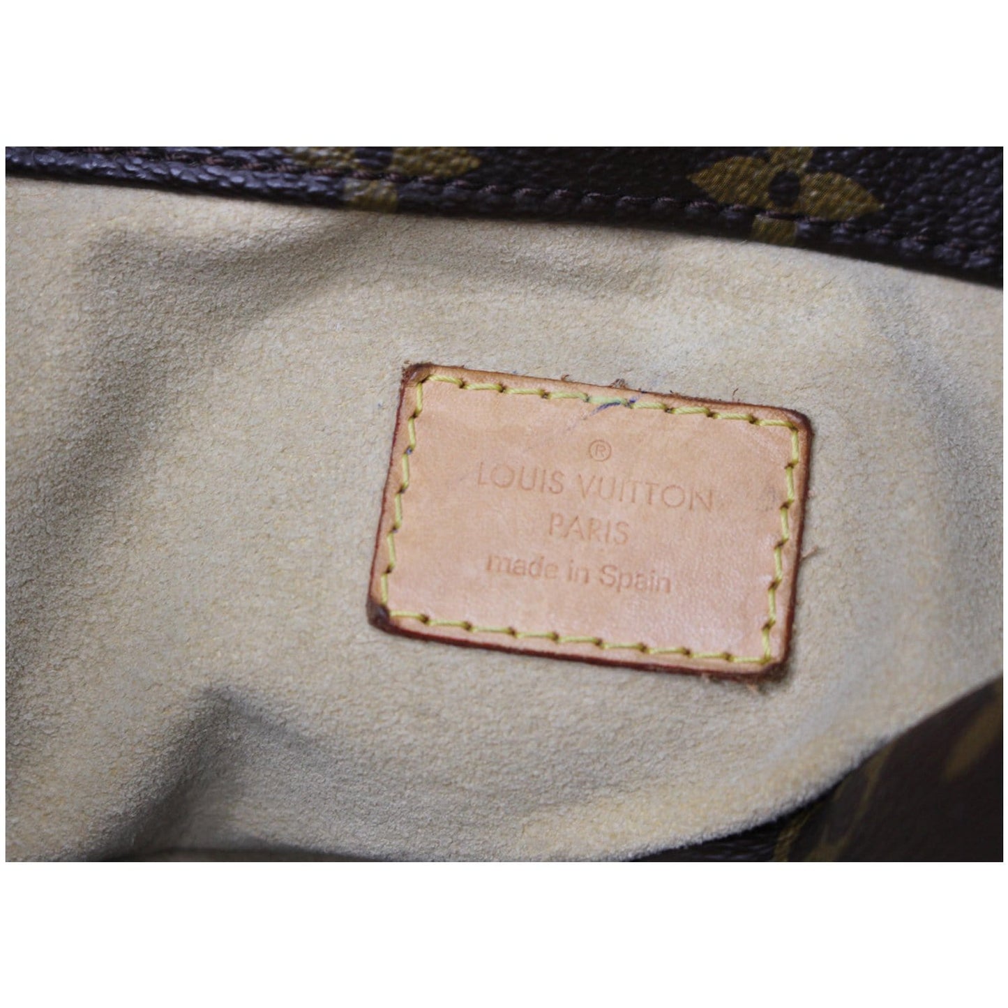 LOUIS VUITTON Artsy MM Monogram Canvas Shoulder Bag Brown