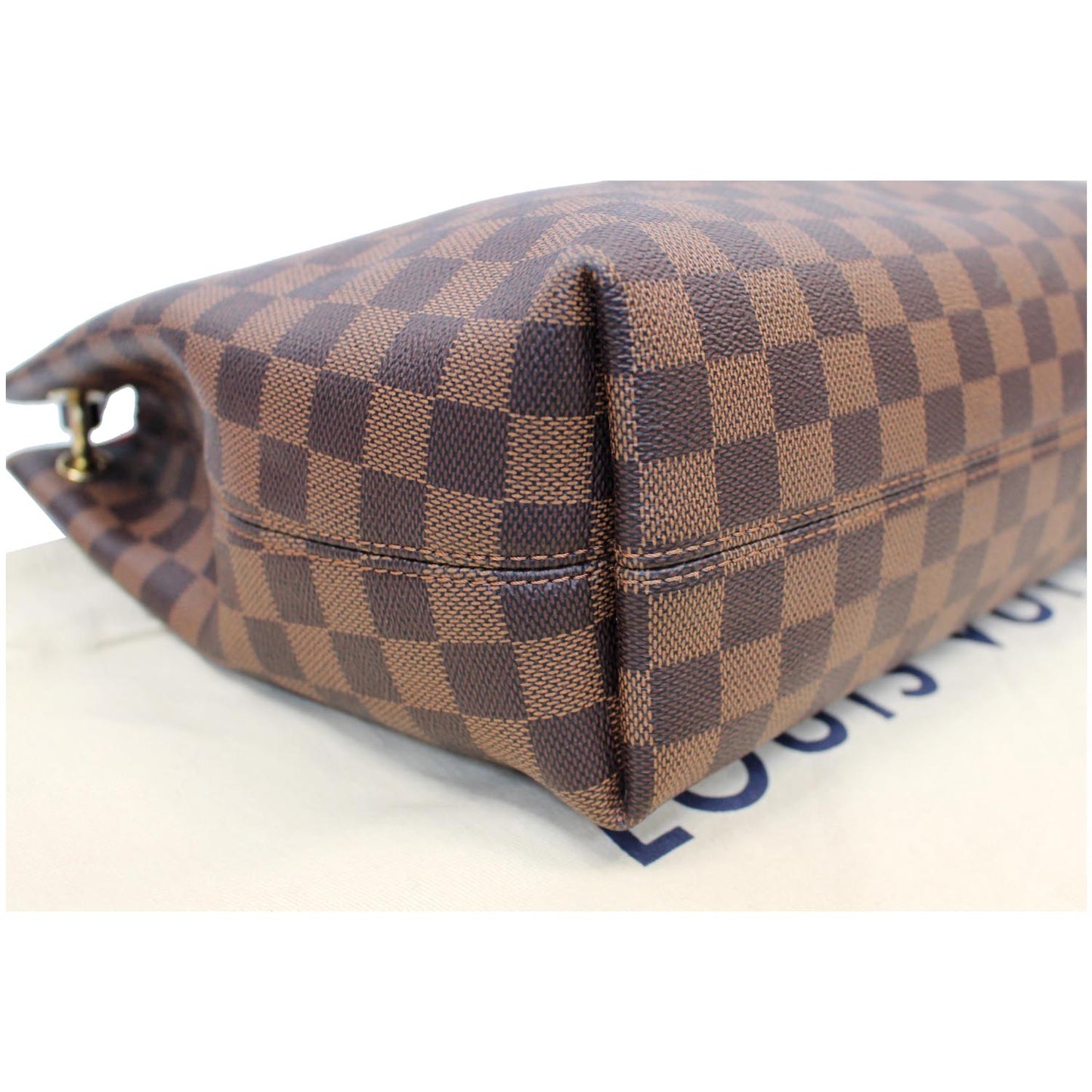 LOUIS VUITTON Graceful PM Damier Ebene Shoulder Bag Brown