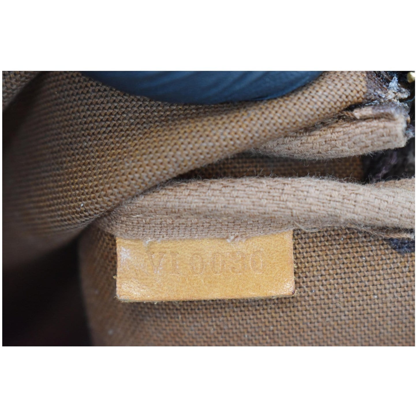 LOUIS VUITTON Pochette Monogram Canvas Accessories Pouch Brown