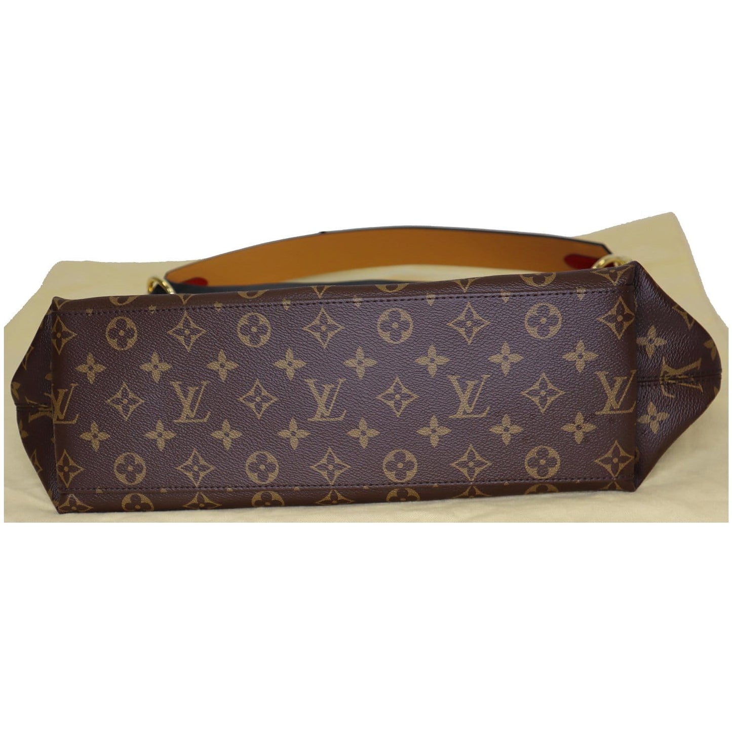 LOUIS VUITTON Tuileries Monogram Canvas Hobo Bag Black