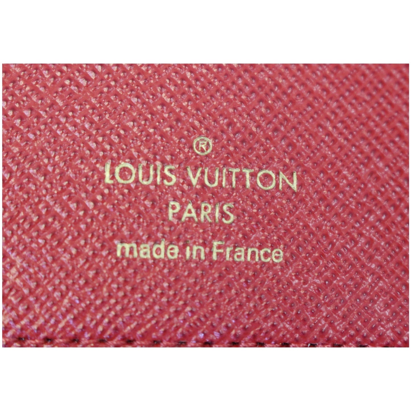 Louis Vuitton Victorine Damier Ebene Embroidery Wallet Brown