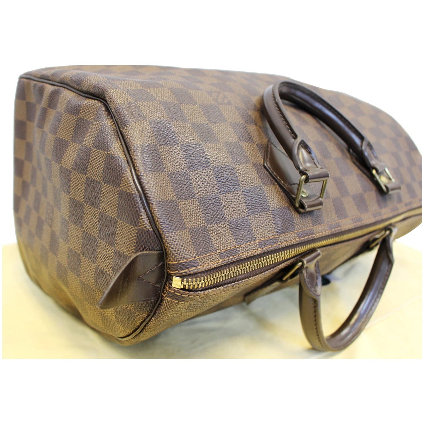 LOUIS VUITTON Speedy 35 Damier Ebene Satchel Bag