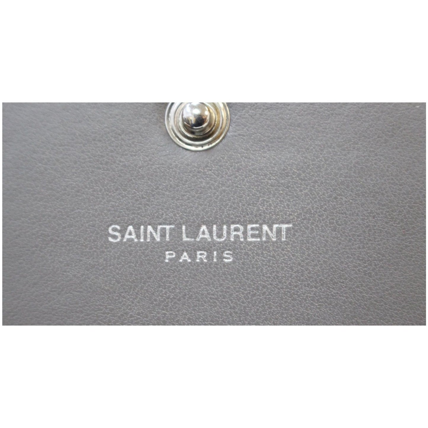 YVES SAINT LAURENT Kate Small Crocodile Leather Crossbody Bag Grey - Last Call