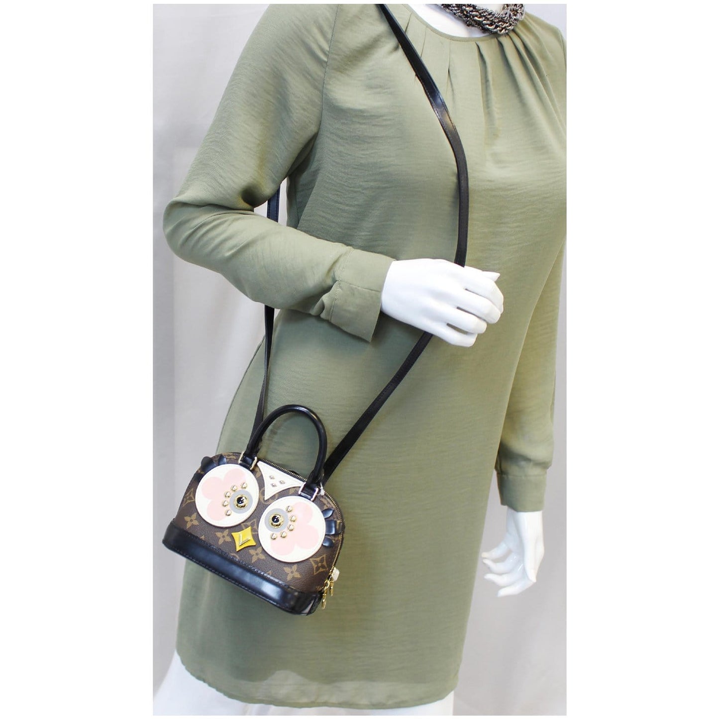 Louis Vuitton Alma Nano Owl Crossbody Shoulder Bag