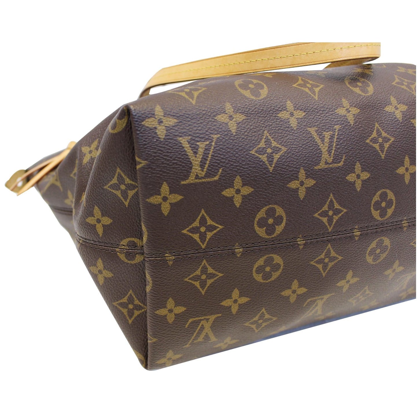 LOUIS VUITTON Iena MM Monogram Canvas Shoulder Bag Brown