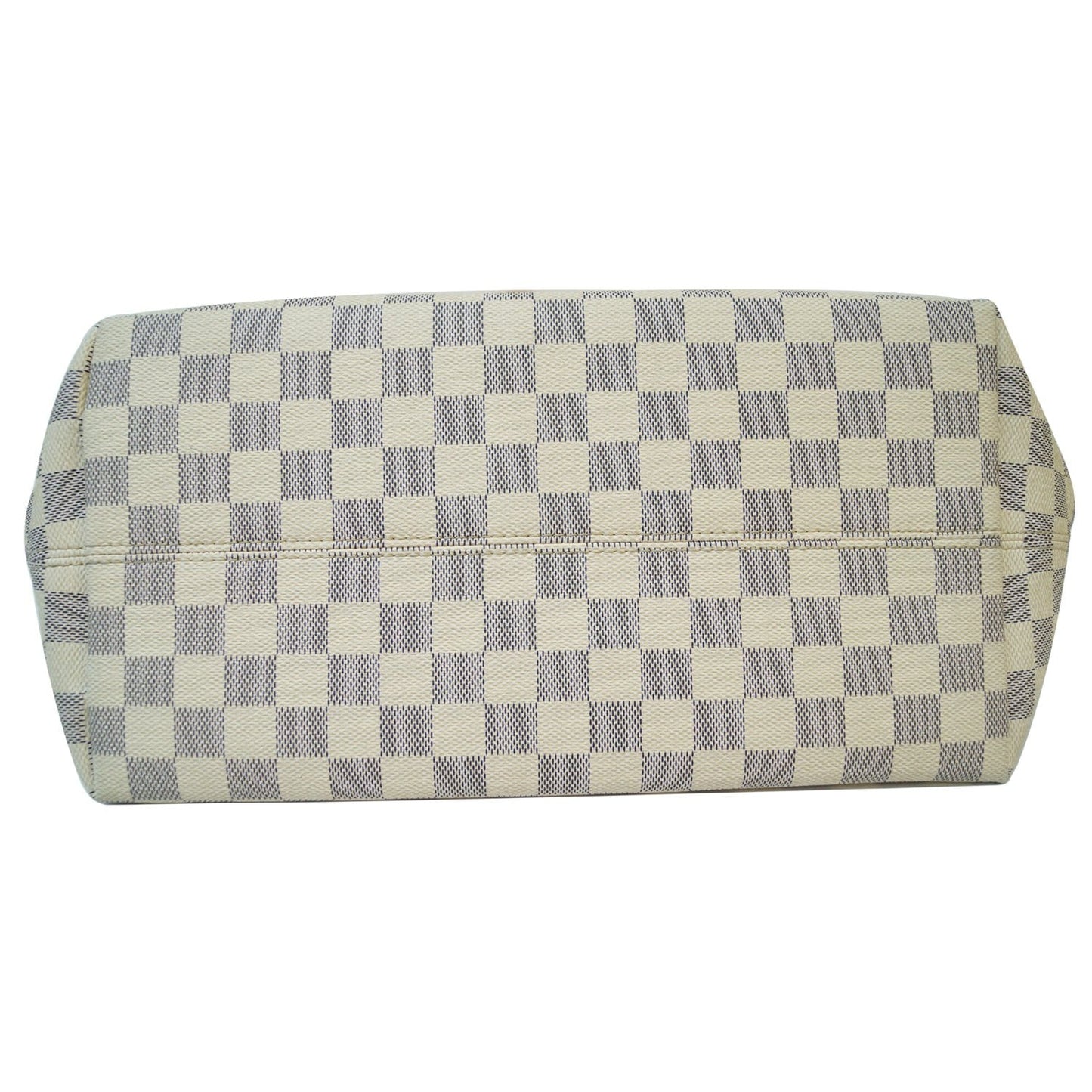 LOUIS VUITTON Iena MM Damier Azur Shoulder Bag White