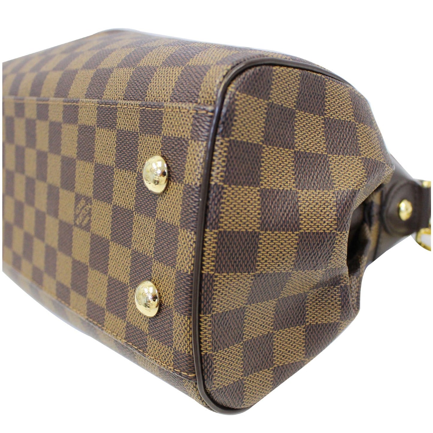 LOUIS VUITTON Trevi PM Damier Ebene Shoulder Bag Brown