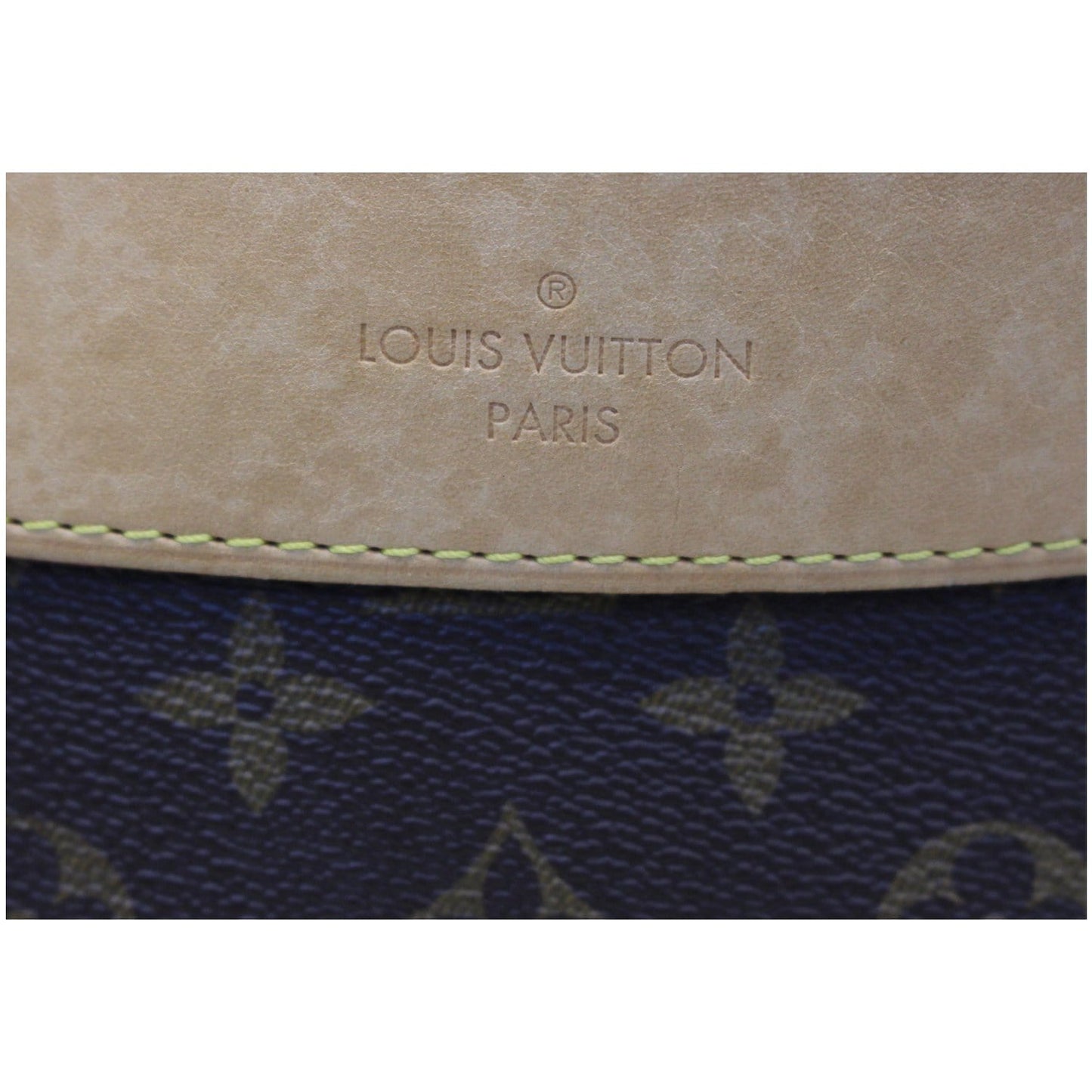 LOUIS VUITTON Delightful MM NM Monogram Canvas Tote Shoulder Bag Brown