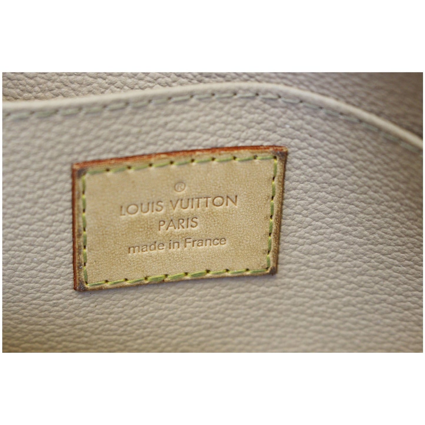 LOUIS VUITTON Monogram Canvas Cosmetic Pouch Brown