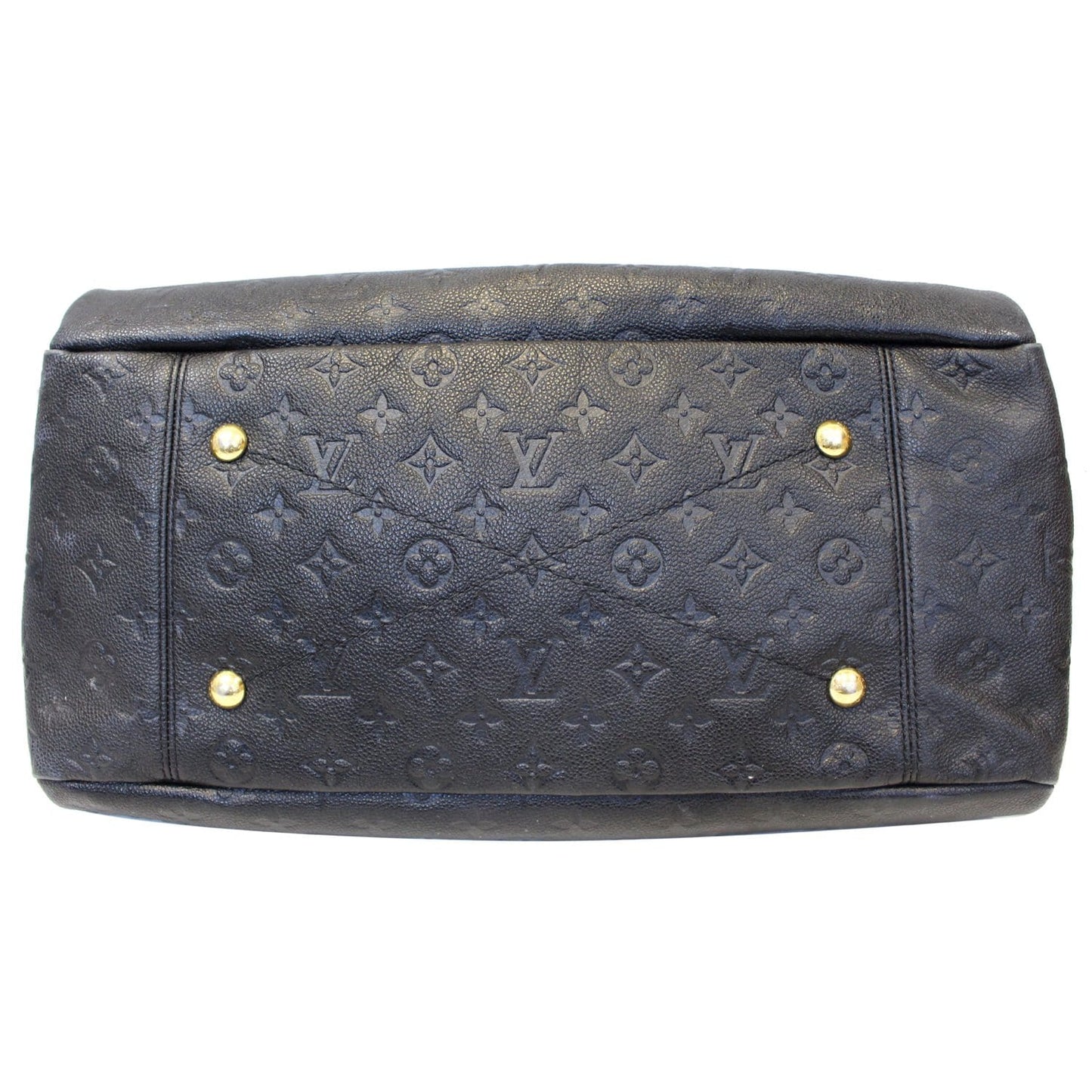 LOUIS VUITTON Artsy MM Empreinte Monogram Shoulder Bag Black